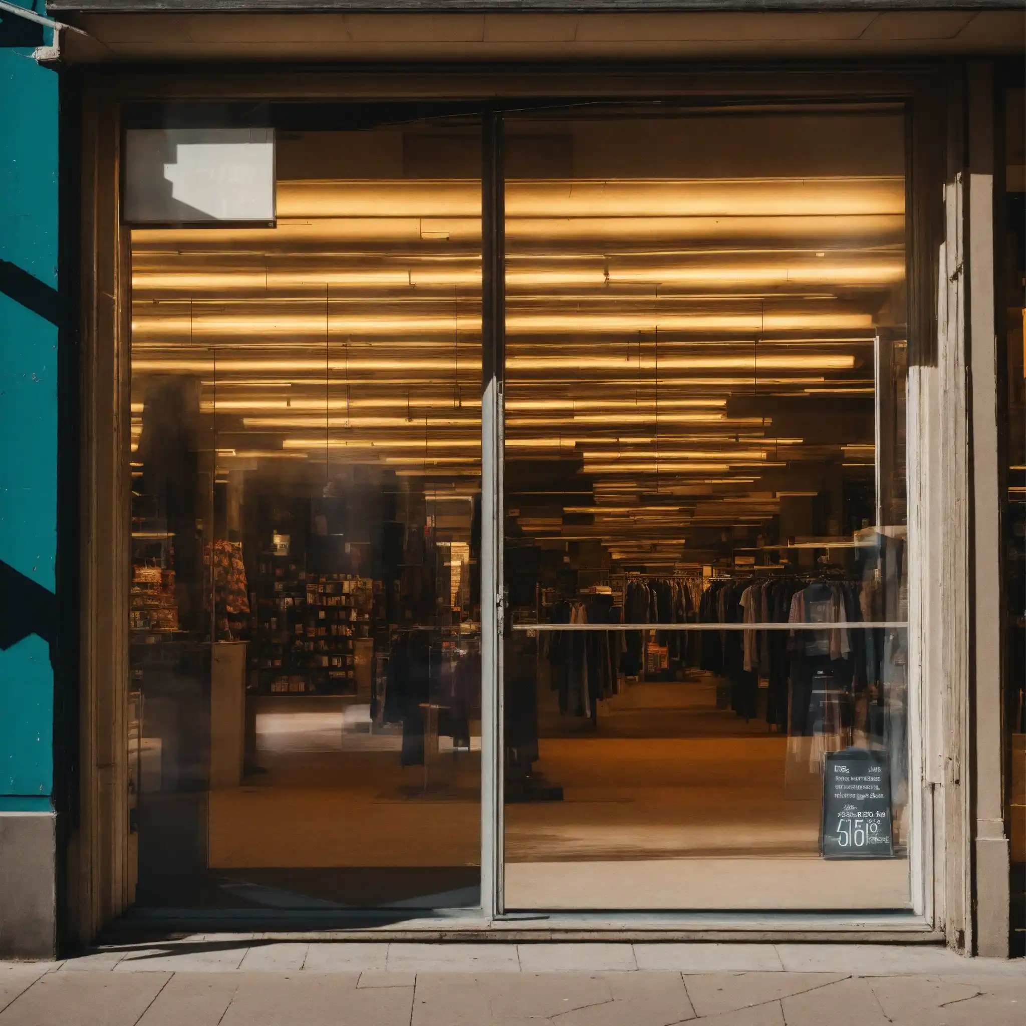Moderne woonkamer met panoramaraam en slimme gordijnen